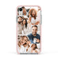 Honeycomb Photo Apple iPhone XR Impact Case Pink Edge on Silver Phone