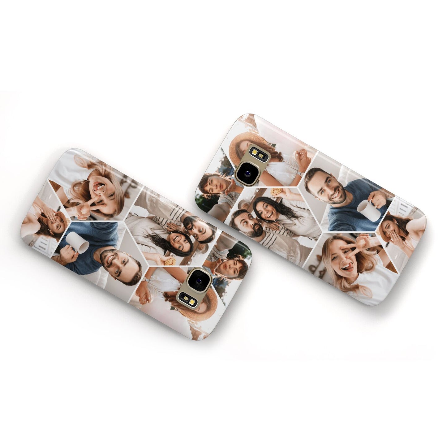 Honeycomb Photo Samsung Galaxy Case Flat Overview