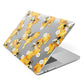 Honeycomb with Bees and Daisies Apple MacBook Case Side View