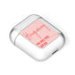 Honeymooning AirPods Case Laid Flat