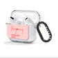 Honeymooning AirPods Clear Case 3rd Gen Side Image