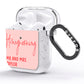 Honeymooning AirPods Glitter Case Side Image