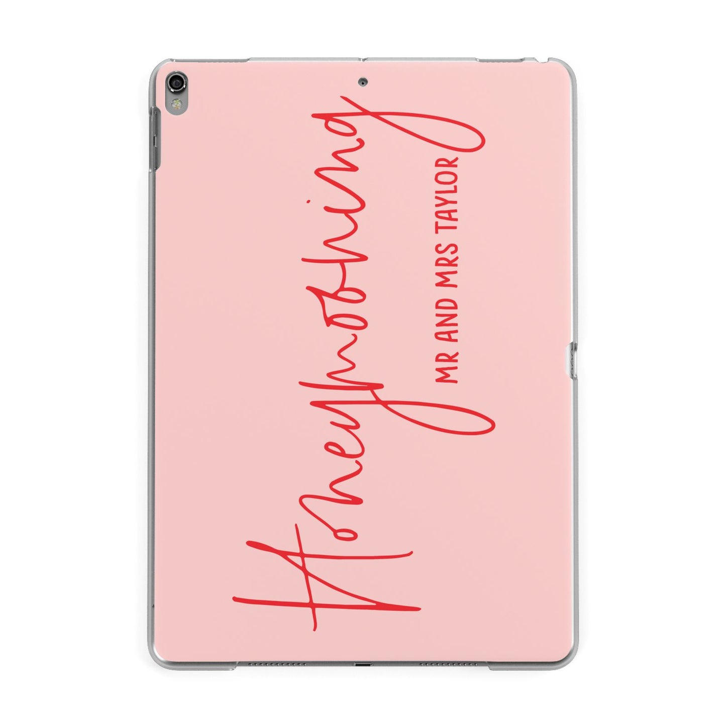 Honeymooning Apple iPad Grey Case