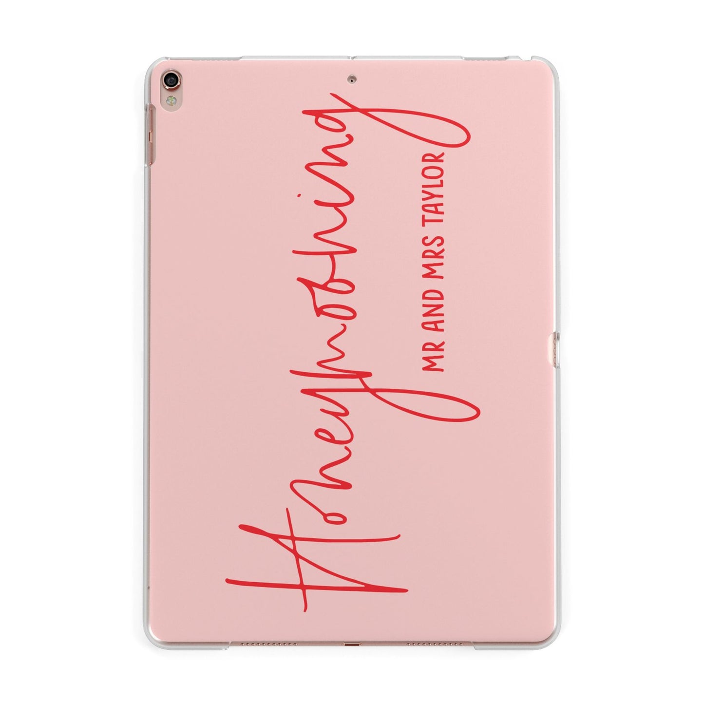Honeymooning Apple iPad Rose Gold Case