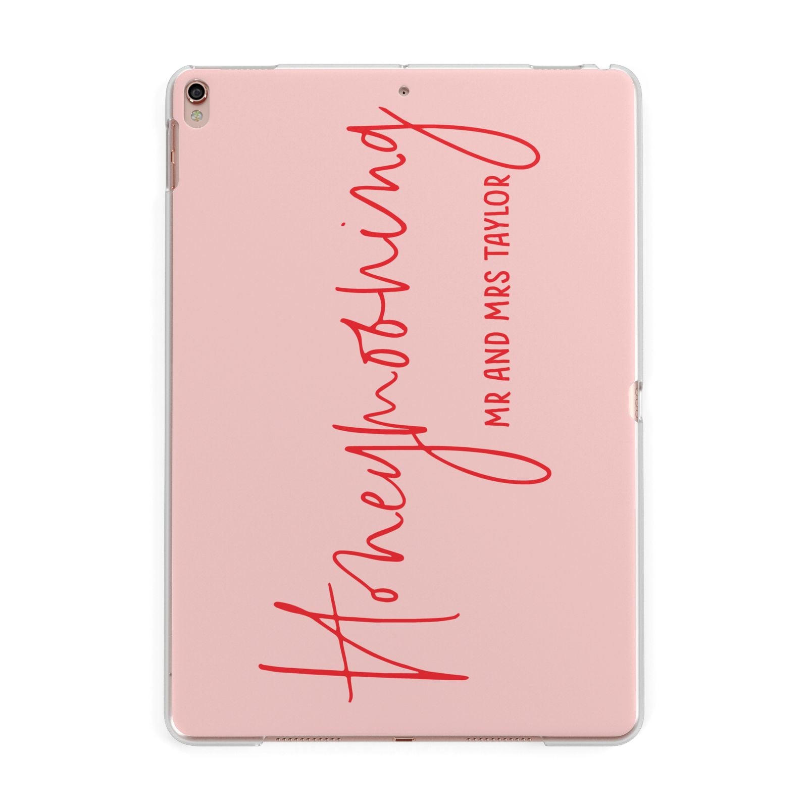Honeymooning Apple iPad Rose Gold Case
