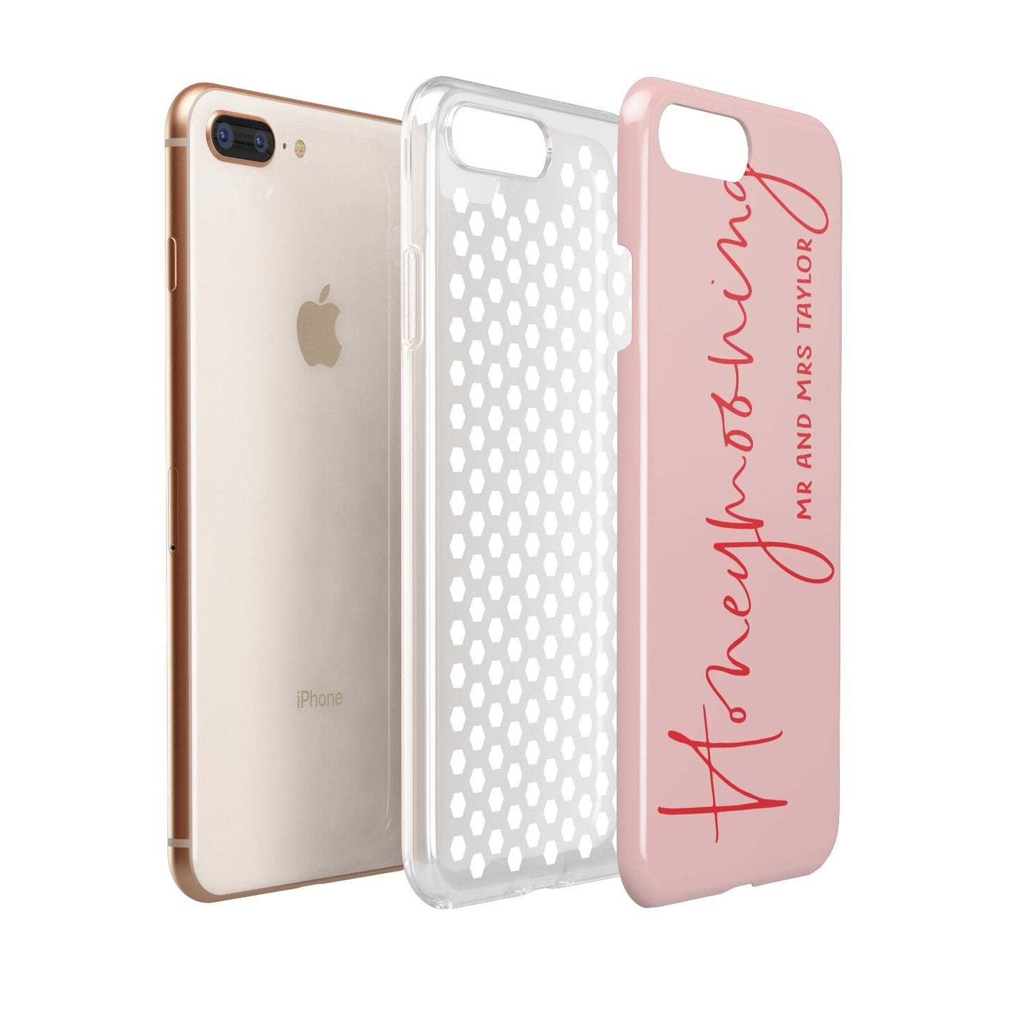 Honeymooning Apple iPhone 7 8 Plus 3D Tough Case Expanded View
