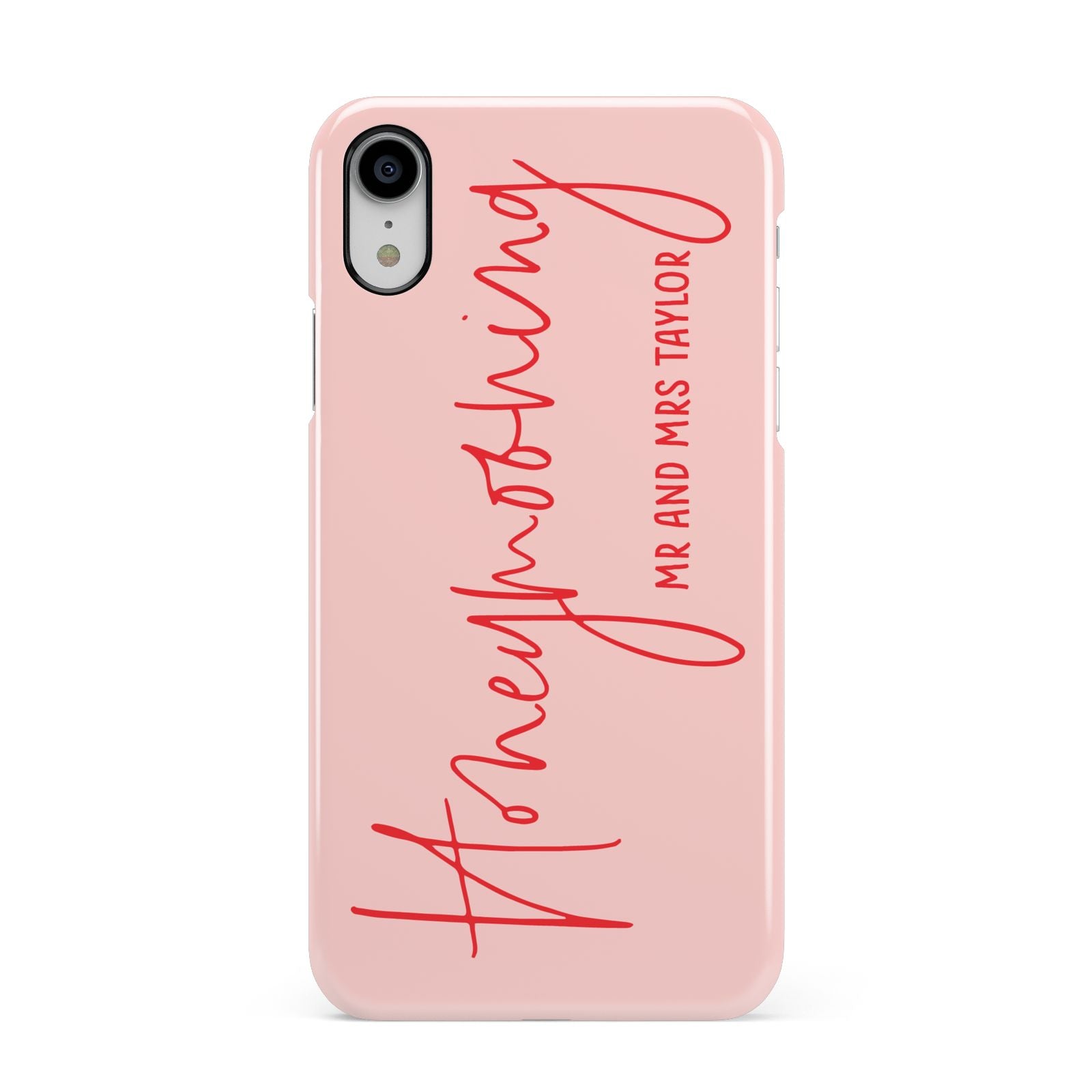 Honeymooning Apple iPhone XR White 3D Snap Case