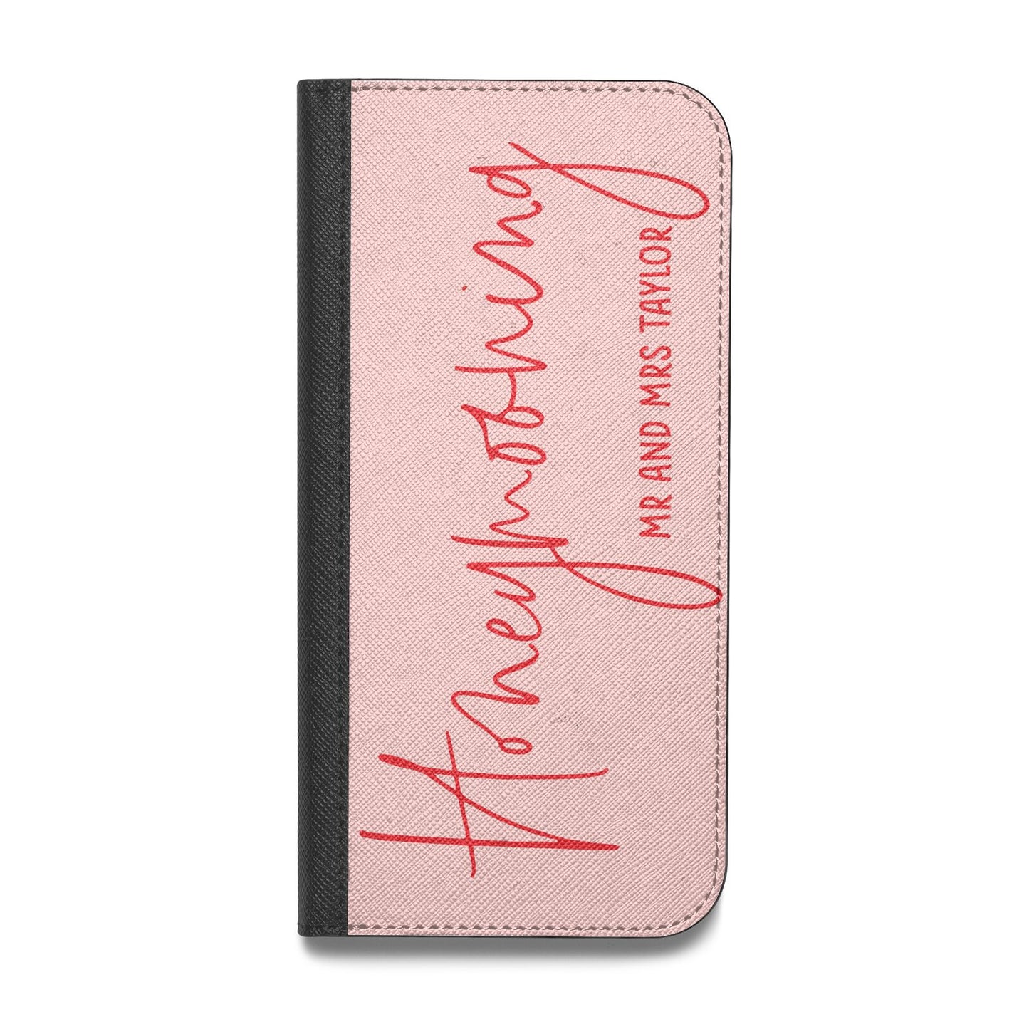 Honeymooning Vegan Leather Flip Samsung Case