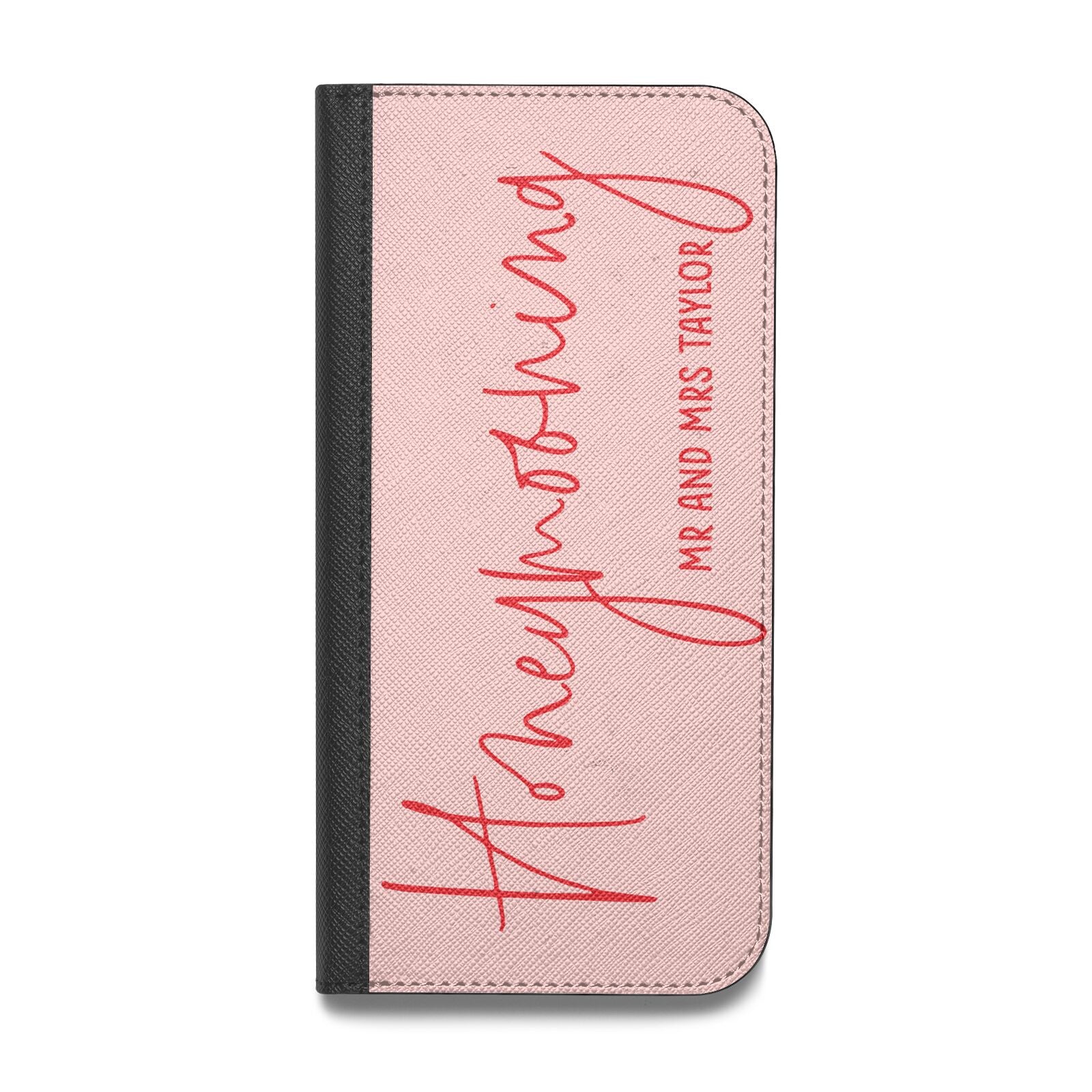 Honeymooning Vegan Leather Flip Samsung Case