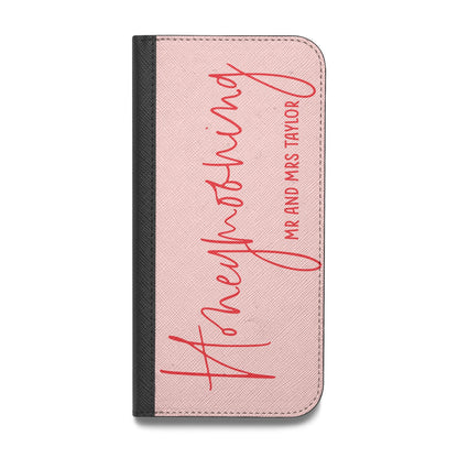 Honeymooning Vegan Leather Flip Samsung Case