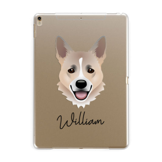 Horgi Personalised Apple iPad Gold Case