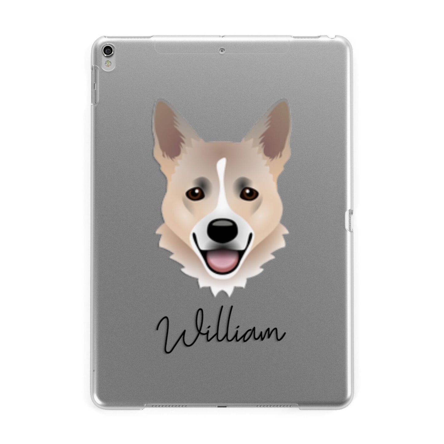 Horgi Personalised Apple iPad Silver Case