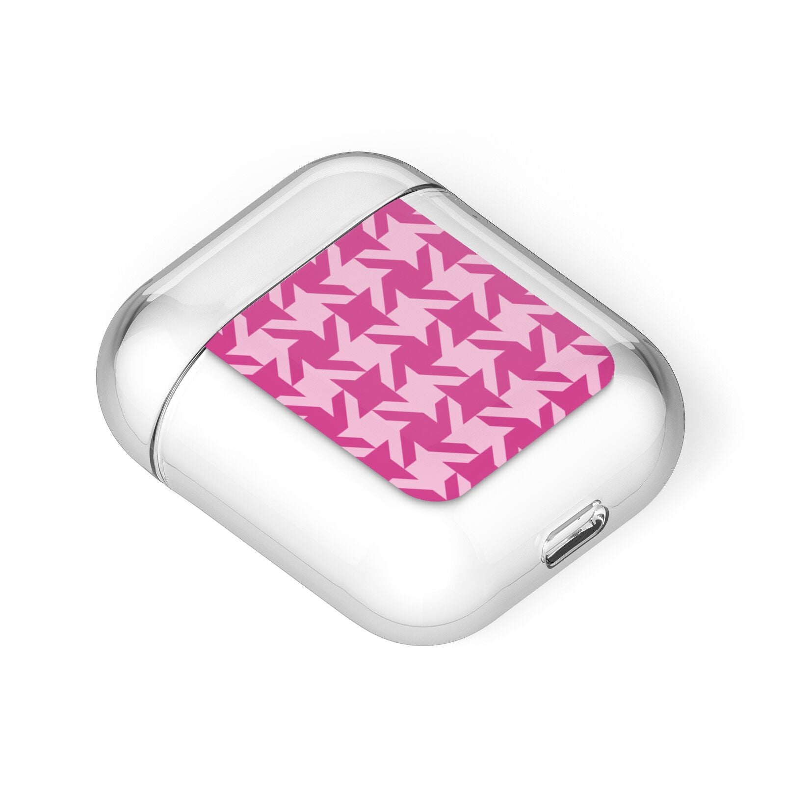 Houndstooth AirPods Case Laid Flat