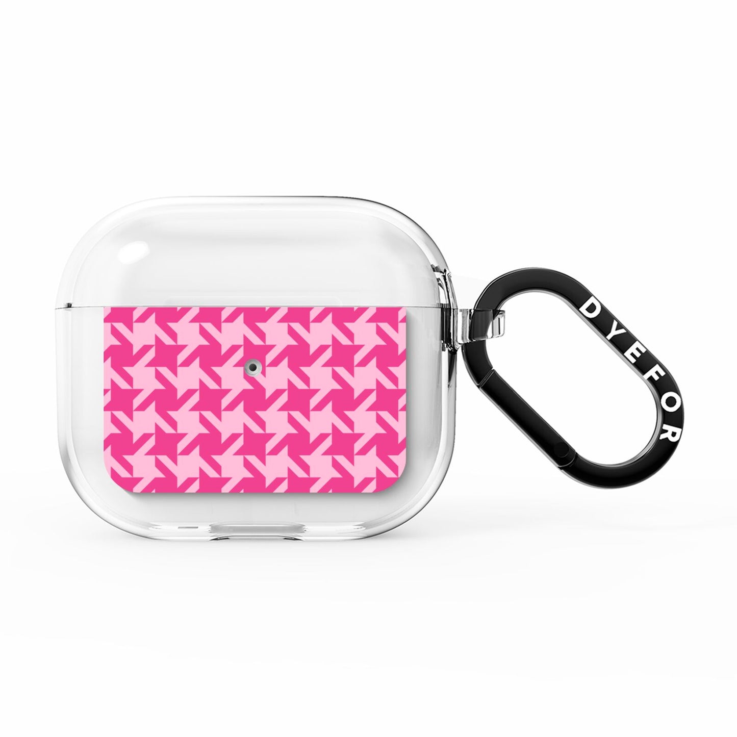 Houndstooth AirPods Clear Case 3rd Gen