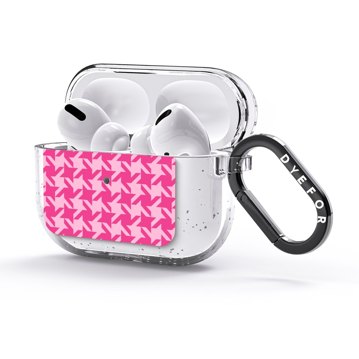 Houndstooth AirPods Glitter Case 3rd Gen Side Image
