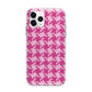 Houndstooth Apple iPhone 11 Pro in Silver with Bumper Case