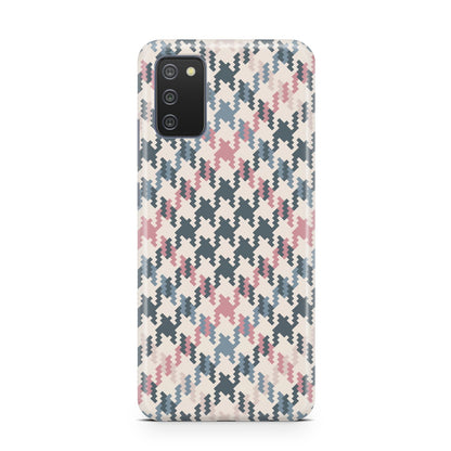 Houndstooth Fabric Effect Samsung A02s Case