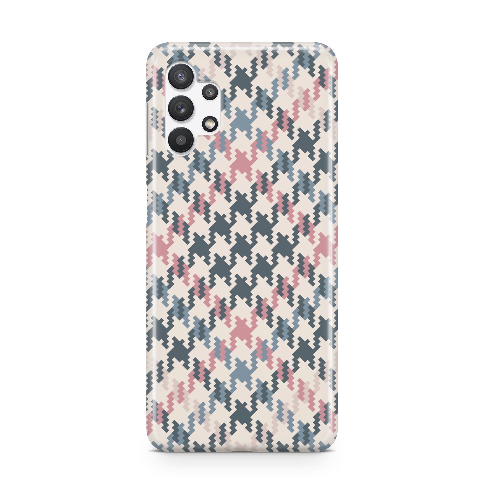 Houndstooth Fabric Effect Samsung A32 5G Case
