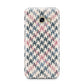 Houndstooth Fabric Effect Samsung Galaxy A3 2017 Case on gold phone