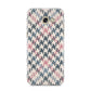 Houndstooth Fabric Effect Samsung Galaxy A5 2017 Case on gold phone