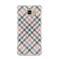 Houndstooth Fabric Effect Samsung Galaxy A9 2016 Case on gold phone