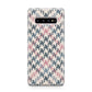 Houndstooth Fabric Effect Samsung Galaxy S10 Plus Case