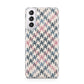 Houndstooth Fabric Effect Samsung S21 Case