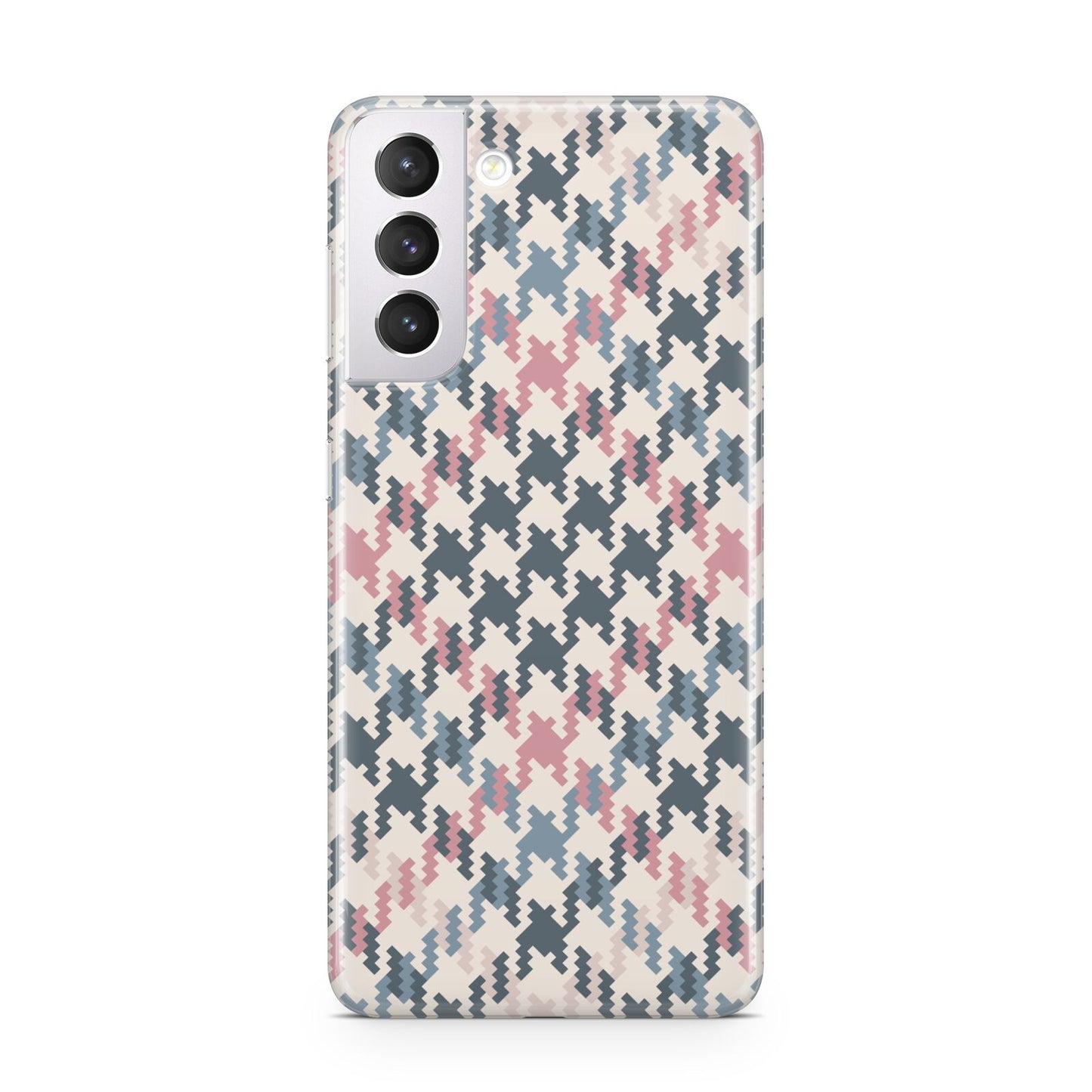 Houndstooth Fabric Effect Samsung S21 Case