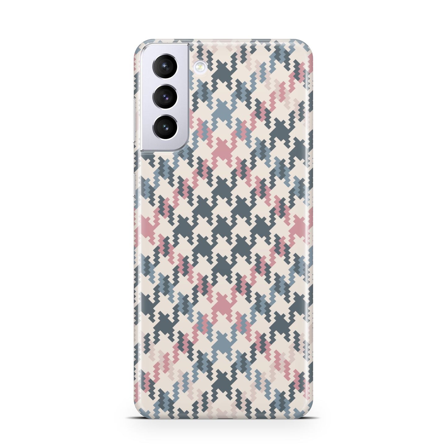 Houndstooth Fabric Effect Samsung S21 Plus Case