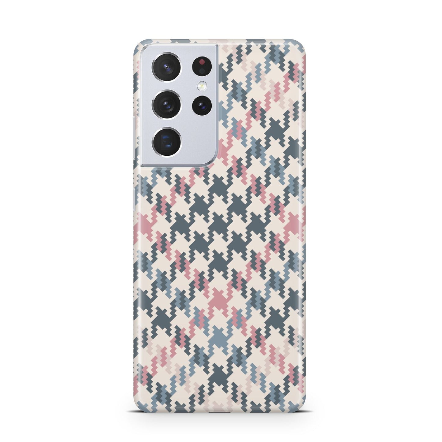 Houndstooth Fabric Effect Samsung S21 Ultra Case