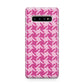 Houndstooth Samsung Galaxy S10 Plus Case
