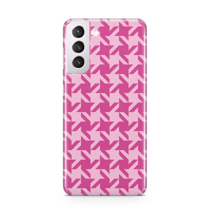 Houndstooth Samsung S21 Case