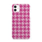 Houndstooth iPhone 11 3D Snap Case