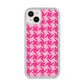Houndstooth iPhone 14 Plus Glitter Tough Case Starlight