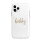 Hubby Apple iPhone 11 Pro in Silver with Bumper Case