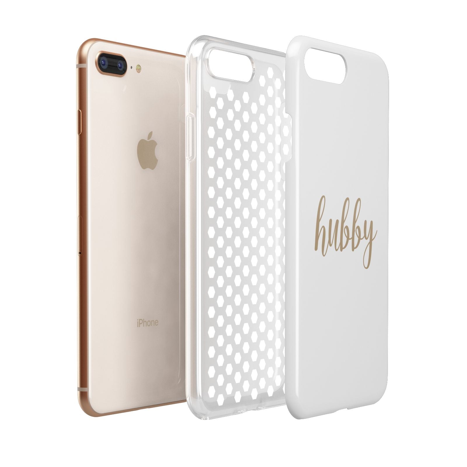 Hubby Apple iPhone 7 8 Plus 3D Tough Case Expanded View