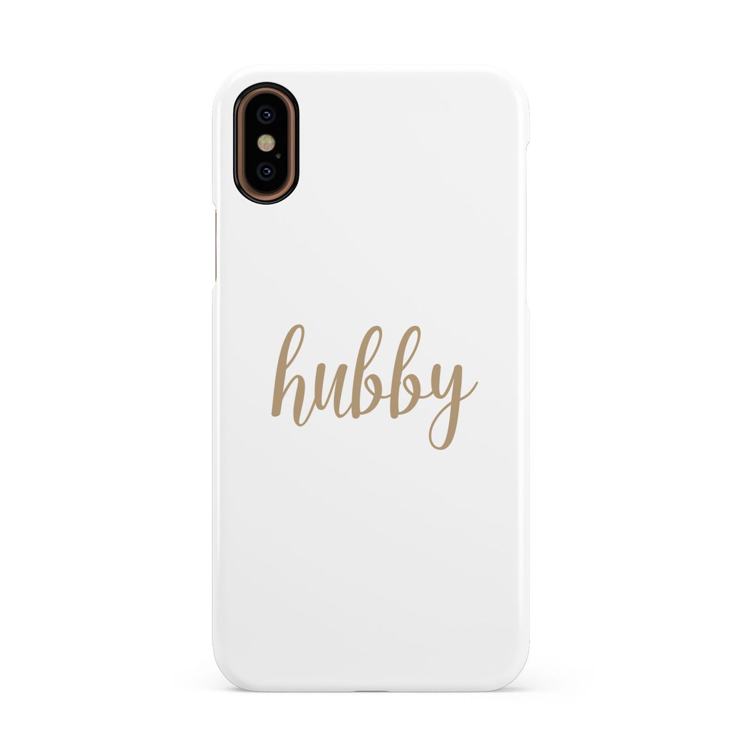 Hubby Apple iPhone XS 3D Snap Case
