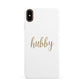 Hubby Apple iPhone Xs Max 3D Snap Case