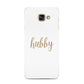 Hubby Samsung Galaxy A3 2016 Case on gold phone