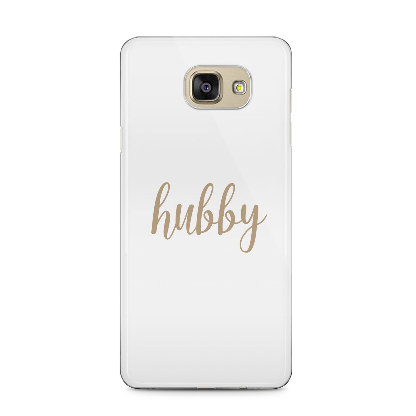 Hubby Samsung Galaxy A5 2016 Case on gold phone