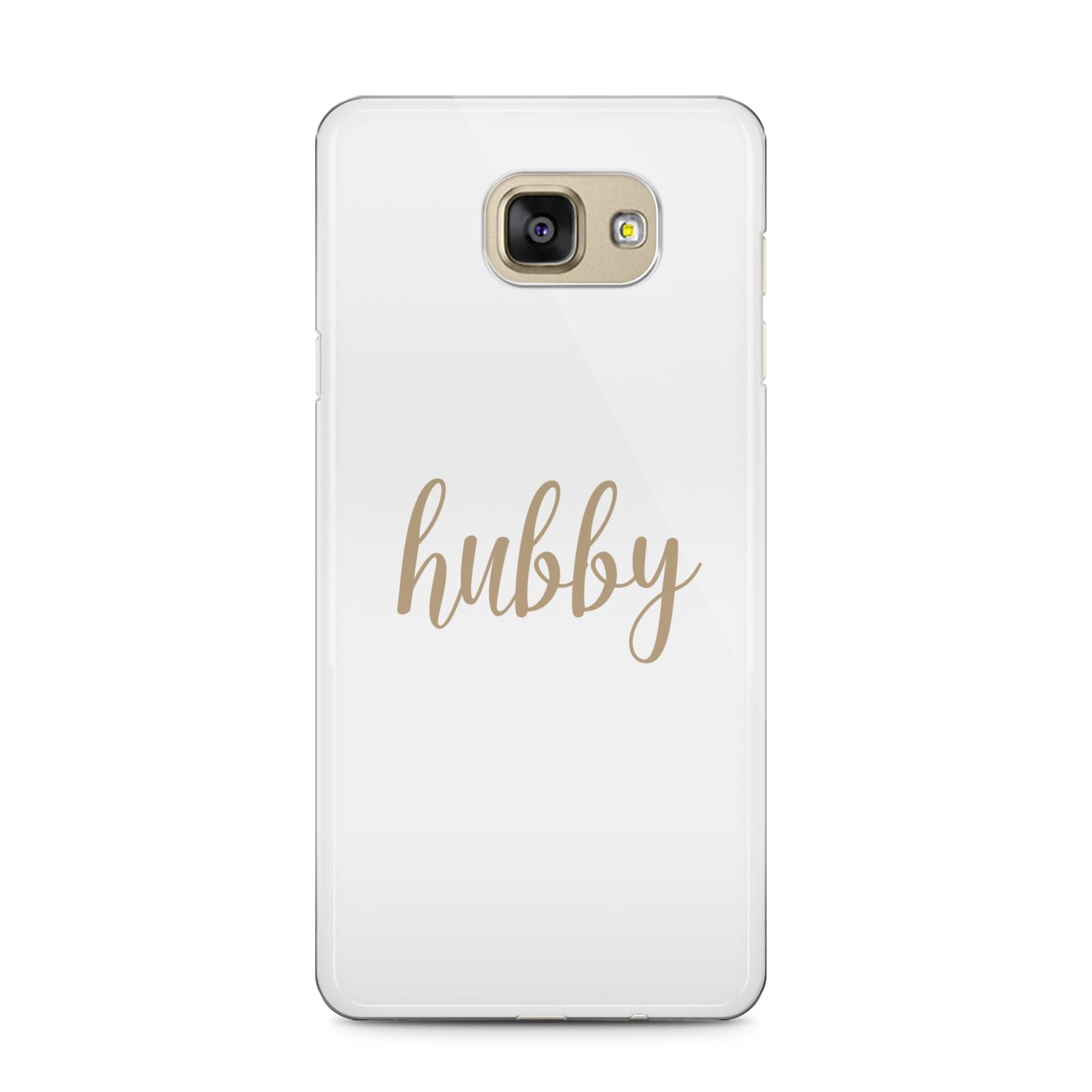 Hubby Samsung Galaxy A5 2016 Case on gold phone