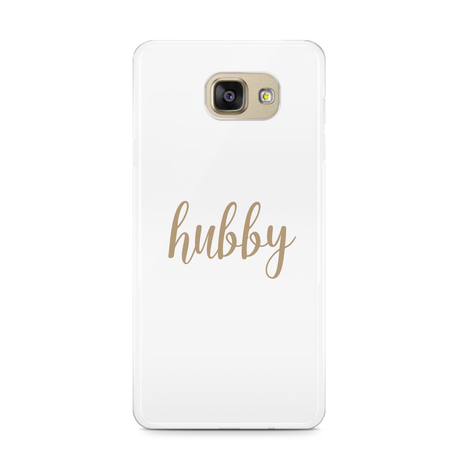 Hubby Samsung Galaxy A9 2016 Case on gold phone