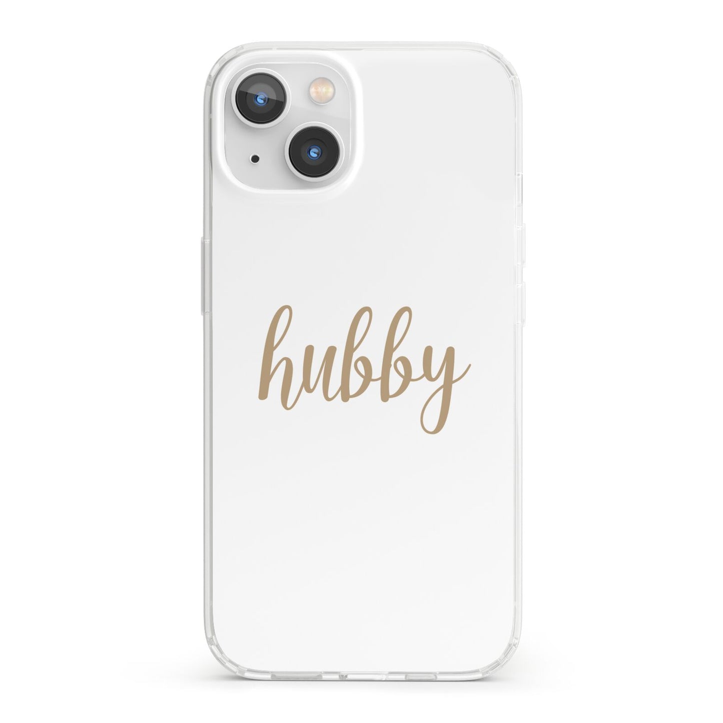 Hubby iPhone 13 Clear Bumper Case
