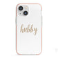 Hubby iPhone 13 Mini TPU Impact Case with Pink Edges