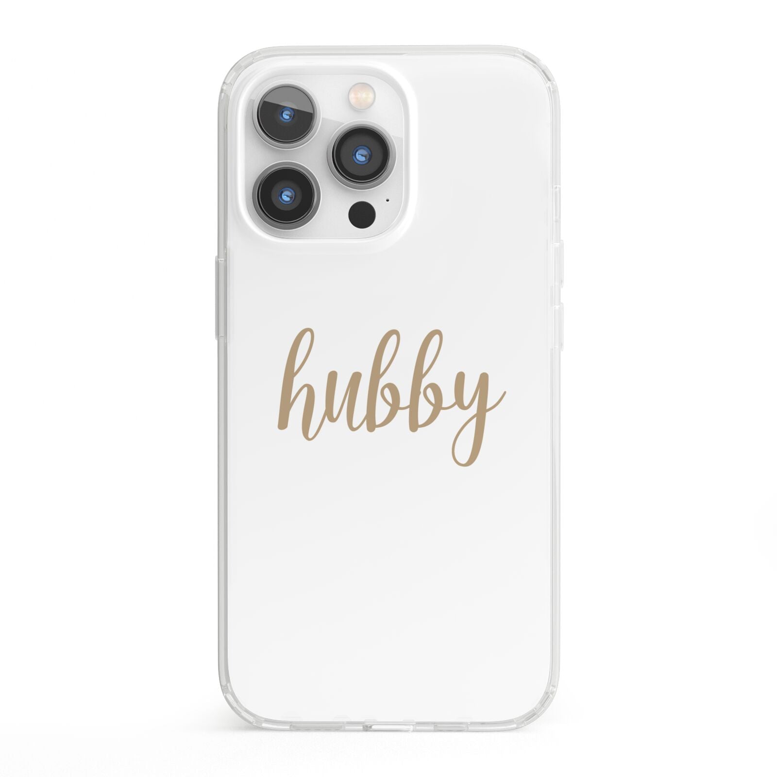 Hubby iPhone 13 Pro Clear Bumper Case