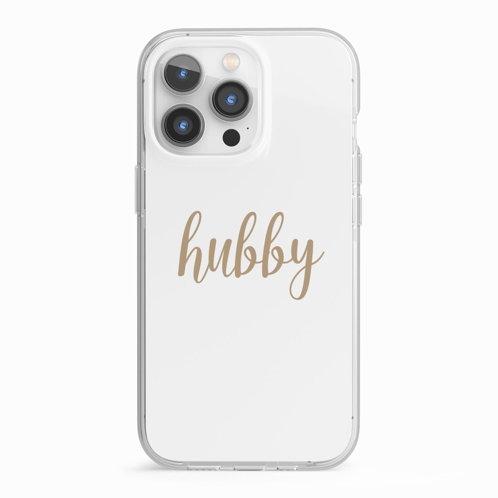 Hubby iPhone 13 Pro TPU Impact Case with White Edges