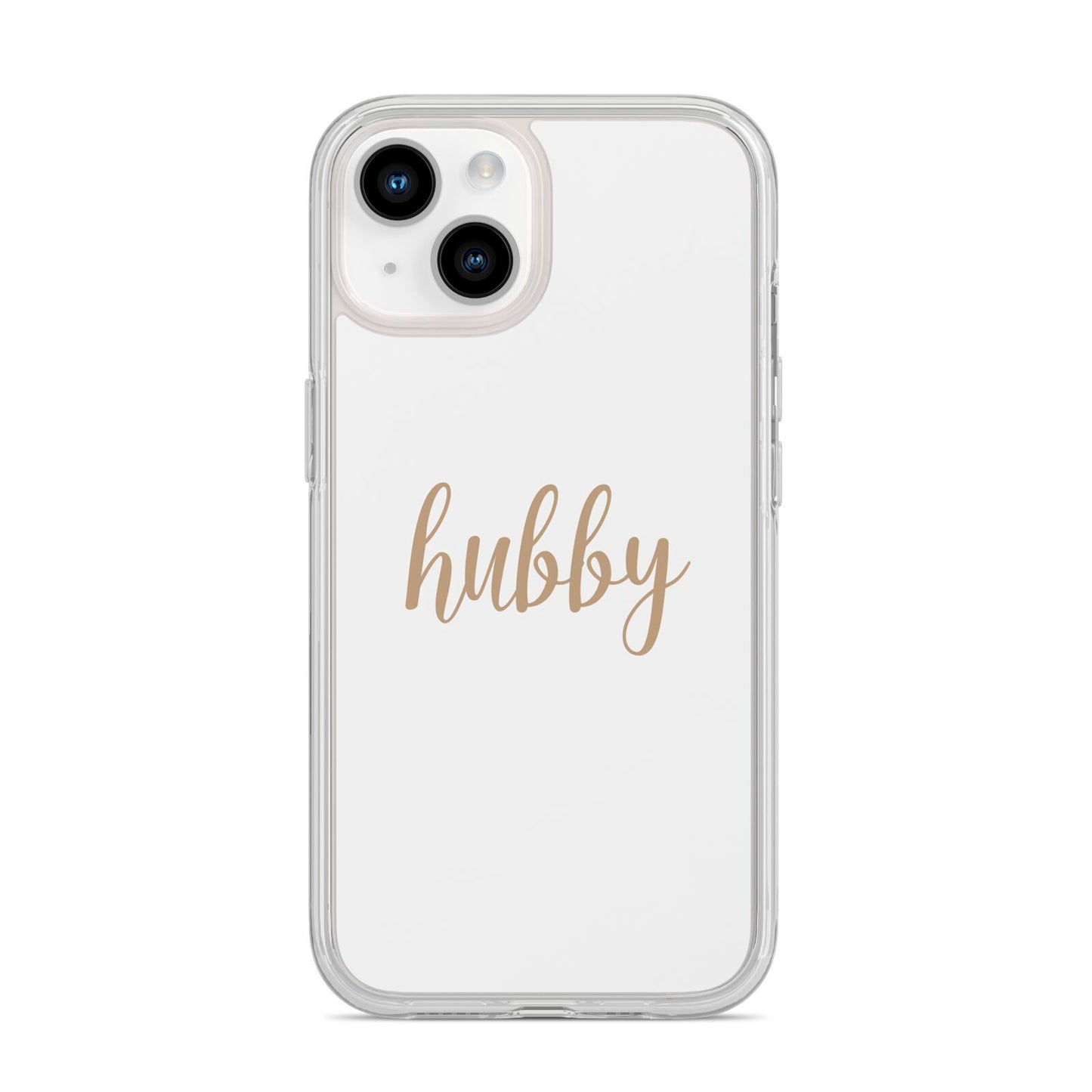 Hubby iPhone 14 Clear Tough Case Starlight