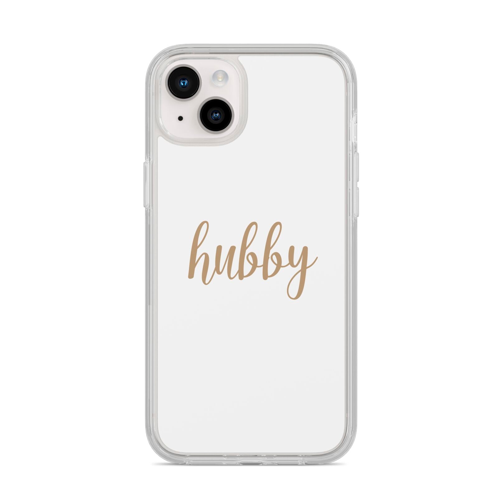 Hubby iPhone 14 Plus Clear Tough Case Starlight