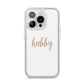 Hubby iPhone 14 Pro Glitter Tough Case Silver