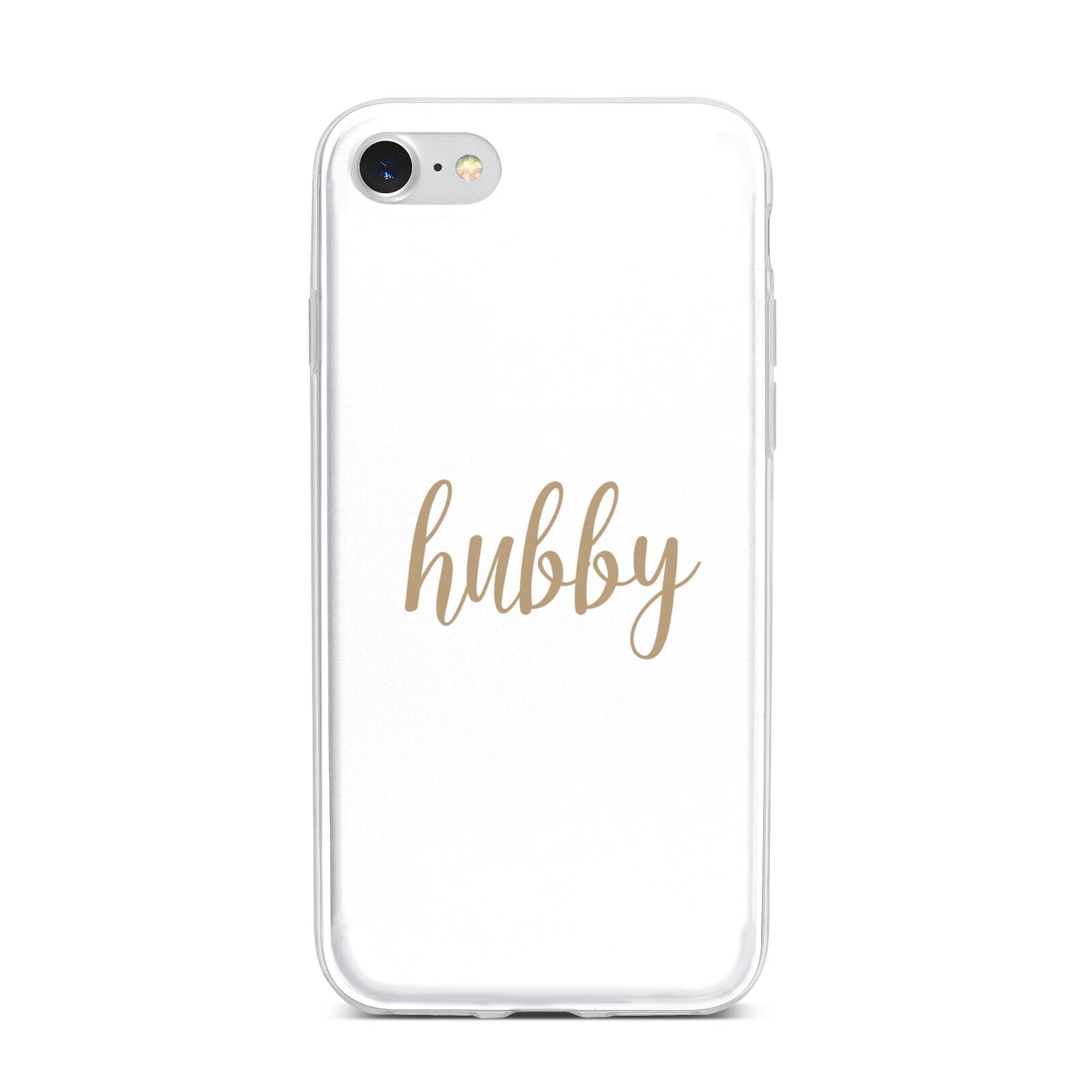 Hubby iPhone 7 Bumper Case on Silver iPhone